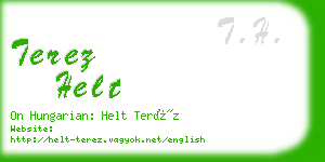 terez helt business card